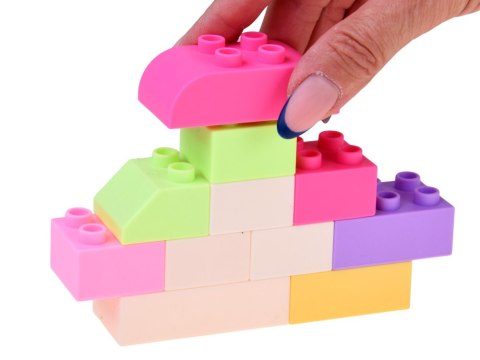 Klocki konstrukcyjne półmiękkie i sensoryczne w pudełku 41szt. ZA6247