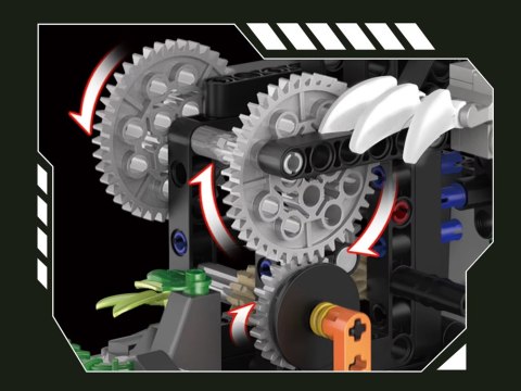 Klocki techniczne Zbuduj mechanicznego dinozaura T-Rex 730ele ZA6375