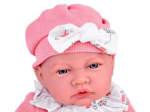 Lalka BOBAS miękka guma - 12 funkcji dźwiękowych 45cm + nosidełko ZA6436