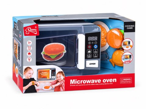 MIKROFALÓWKA dla dzieci - obrót, wyświetlacz, dźwięk + akcesoria ZA6322