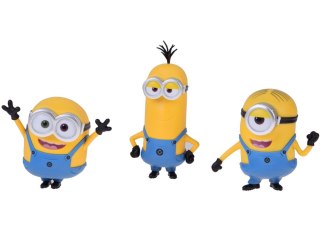 MINIONKI zestaw 3 licencjonowanych figurek Kevin, Bob i Stuart ZA6467