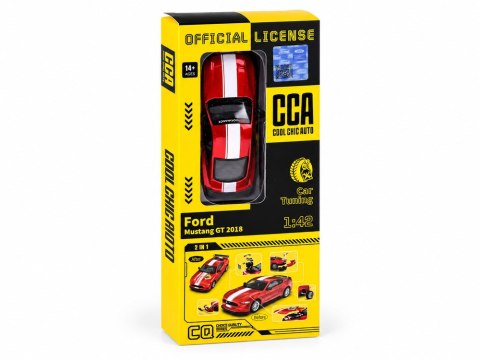 Samochód metalowy licencjonowany Ford Mustang GT 2018 s. 1:42 TUNING ZA6458