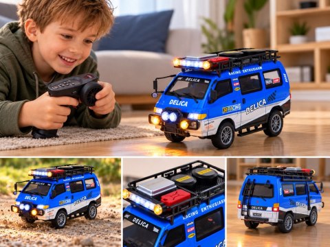 Samochód zdalnie sterowany Mitsubishi Delica 1:24 Terenowy van RC0805