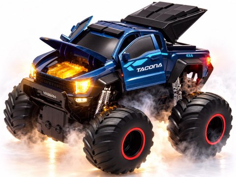 Samochód zdalnie sterowany Monster Truck Crazon 4x4 Efekt dymu RC0785
