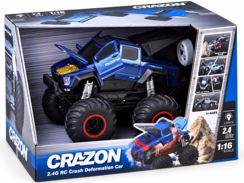 Samochód zdalnie sterowany Monster Truck Crazon 4x4 Efekt dymu RC0785