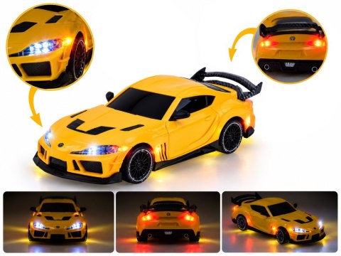 Samochód zdalnie sterowany Toyota Supra Drift 1:43 4x4, LED, szybki RC0803