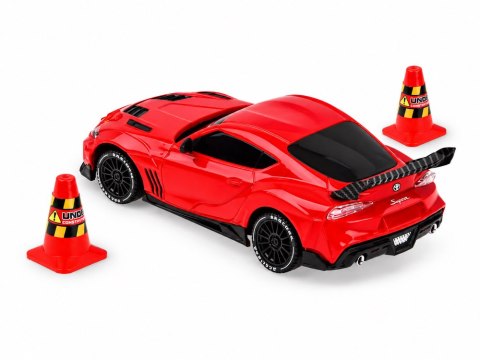 Samochód zdalnie sterowany Toyota Supra Drift 1:43 4x4, LED, szybki RC0803