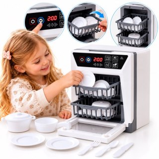 ZMYWARKA dla dzieci - otwierana, wyświetlacz, dźwięk + naczynia ZA6320