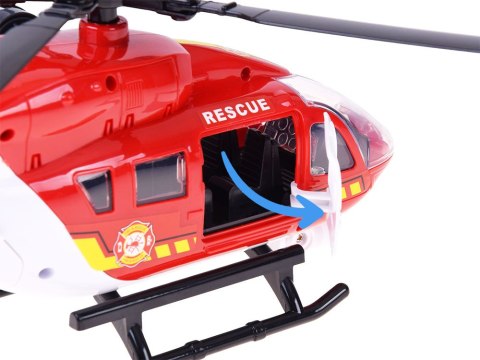 Helikopter strażacki ratunkowy - światło, dźwięk, ruch STRAŻ POŻARNA ZA6393