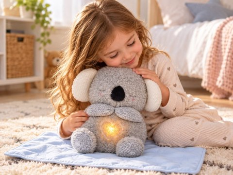 Interaktywna KOALA pluszak z unoszącym się brzuszkiem Światło+dźwięk ZA6363