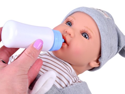 Lalka BOBAS interaktywna 46cm - w niebieskich spodenkach + akcesoria ZA5835