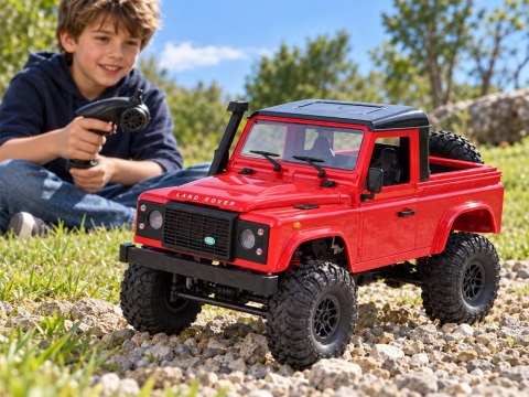 Samochód zdalnie sterowany 2w1 LAND ROVER Defender 90 4x4 Skala 1:12 RC0760